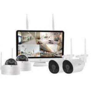 Security 4 CH 2MP  Wireless LCD COMBO Kit